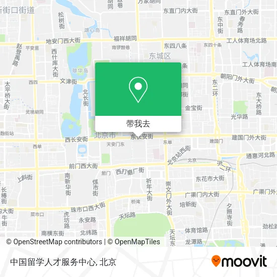 中国留学人才服务中心地图