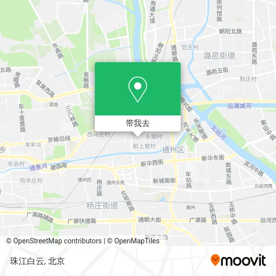 珠江白云地图