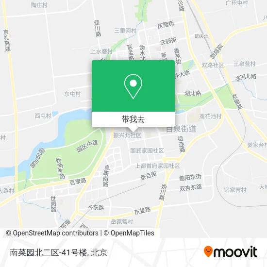 南菜园北二区-41号楼地图
