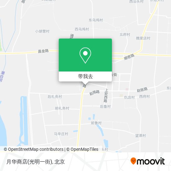 月华商店(光明一街)地图