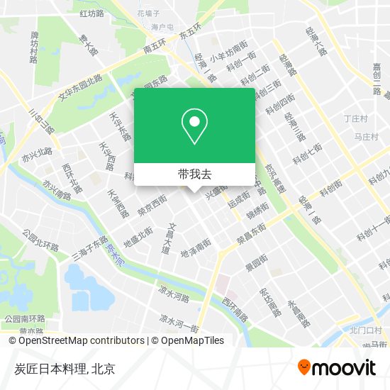 炭匠日本料理地图
