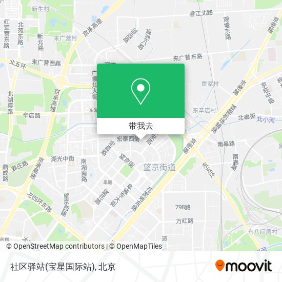社区驿站(宝星国际站)地图