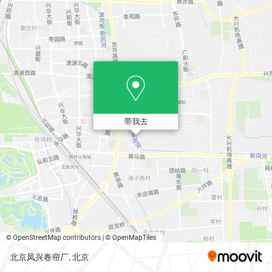 北京凤兴卷帘厂地图