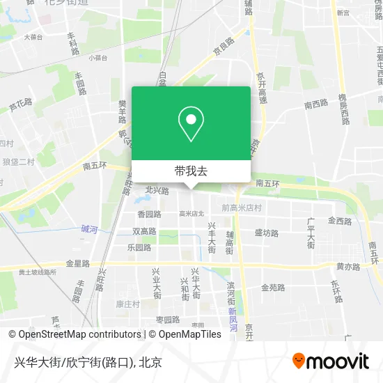 兴华大街/欣宁街(路口)地图