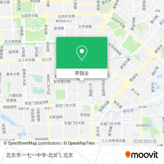 北京市一七一中学-北3门地图