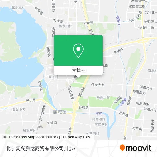 北京复兴腾达商贸有限公司地图