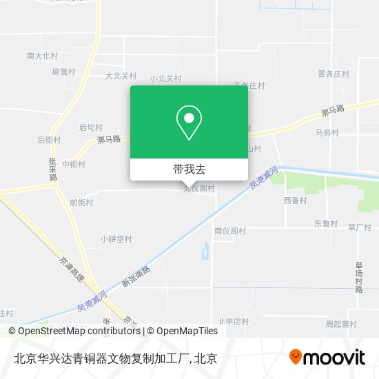 北京华兴达青铜器文物复制加工厂地图
