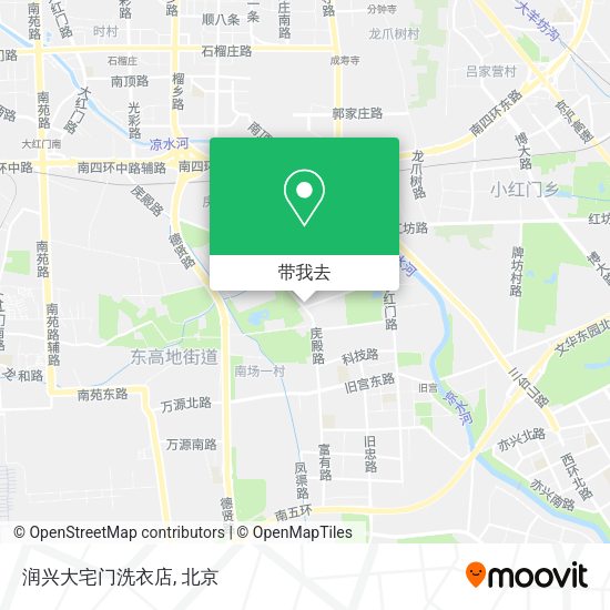 润兴大宅门洗衣店地图