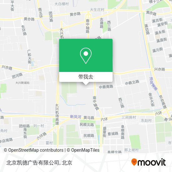 北京凯德广告有限公司地图