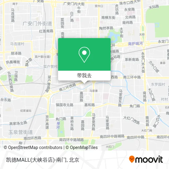 凯德MALL(大峡谷店)-南门地图