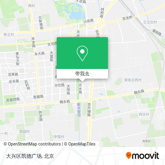 大兴区凯德广场地图