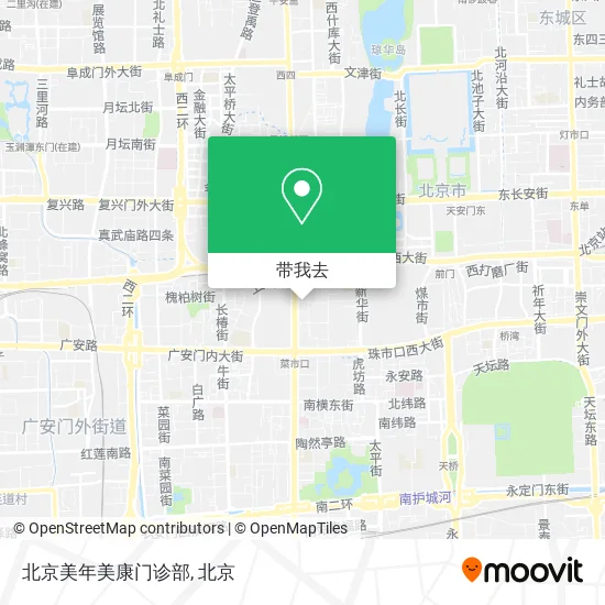 北京美年美康门诊部地图