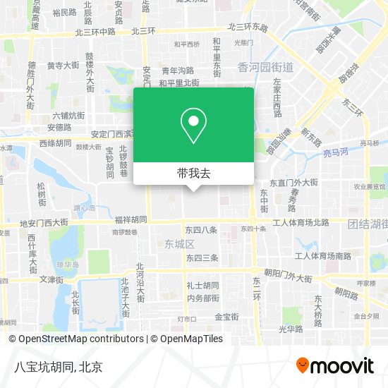 八宝坑胡同地图