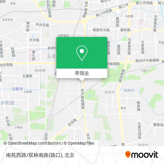 南苑西路/双林南路(路口)地图