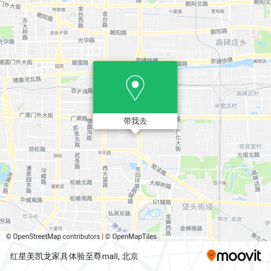 红星美凯龙家具体验至尊mall地图