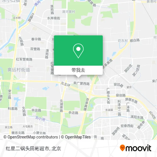 红星二锅头田彬超市地图