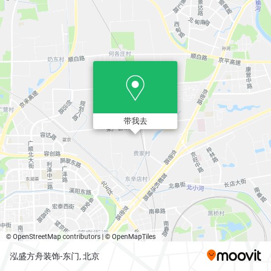 泓盛方舟装饰-东门地图