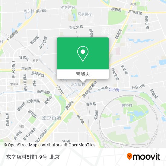 东辛店村5排1-9号地图