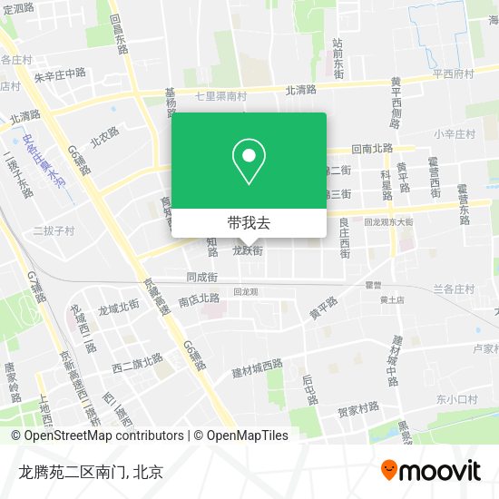龙腾苑二区南门地图
