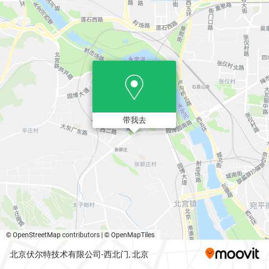 北京伏尔特技术有限公司-西北门地图