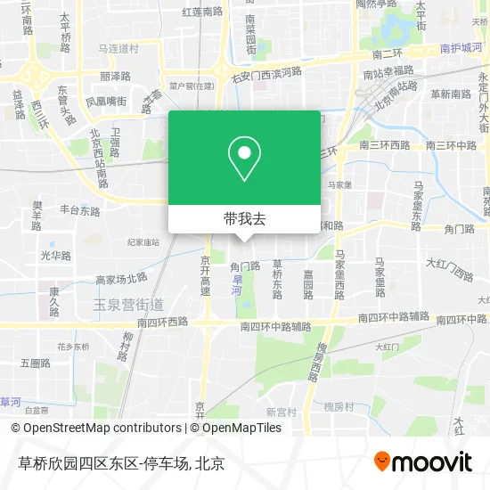 草桥欣园四区东区-停车场地图