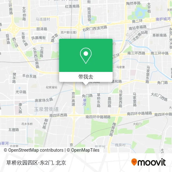 草桥欣园四区-东2门地图