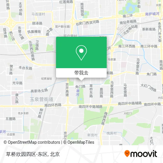 草桥欣园四区-东区地图