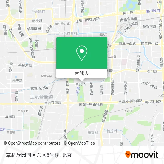 草桥欣园四区东区8号楼地图