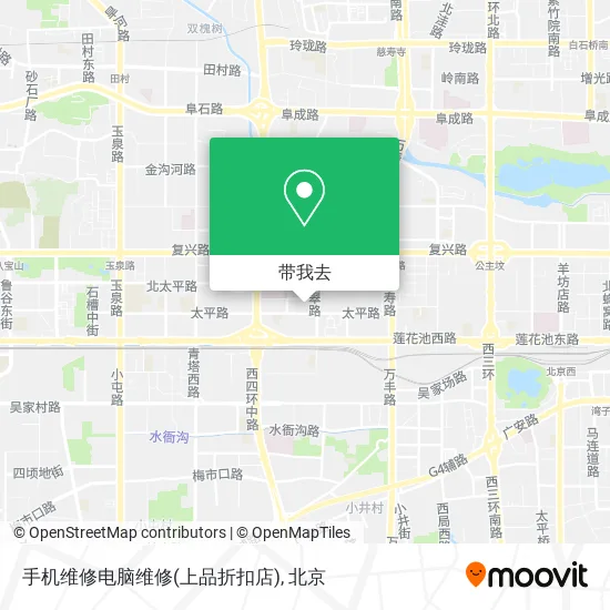 手机维修电脑维修(上品折扣店)地图