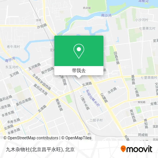 九木杂物社(北京昌平永旺)地图