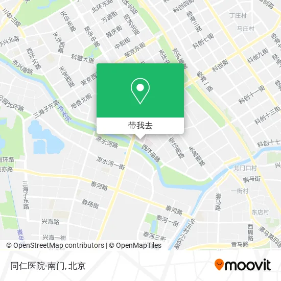 同仁医院-南门地图