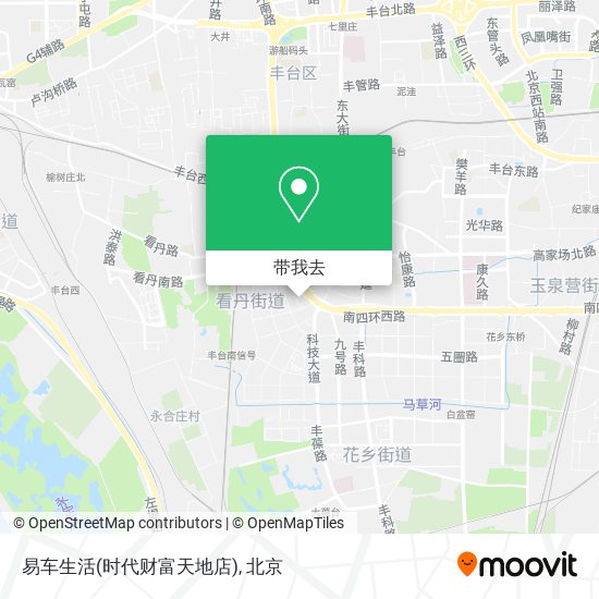 易车生活(时代财富天地店)地图