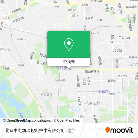 北京中电凯瑞控制技术有限公司地图