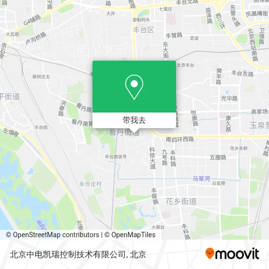 北京中电凯瑞控制技术有限公司地图