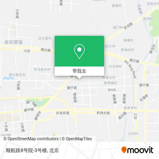 顺航路8号院-3号楼地图