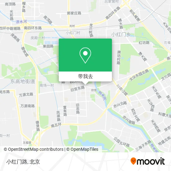 小红门路地图