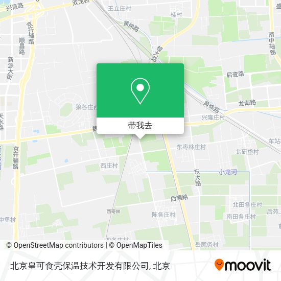 北京皇可食壳保温技术开发有限公司地图