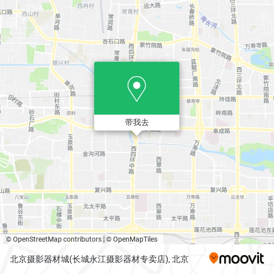 北京摄影器材城(长城永江摄影器材专卖店)地图