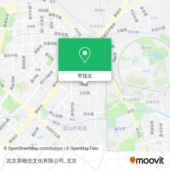北京异物志文化有限公司地图