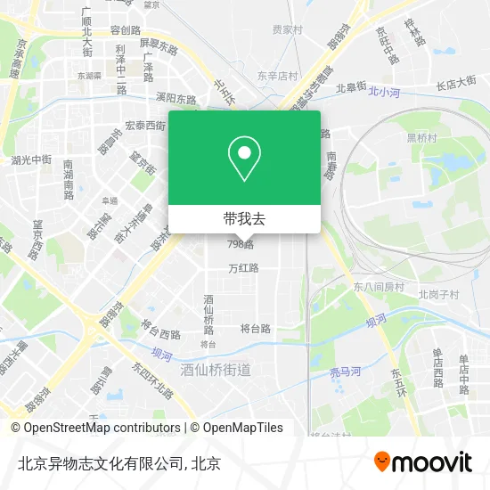 北京异物志文化有限公司地图