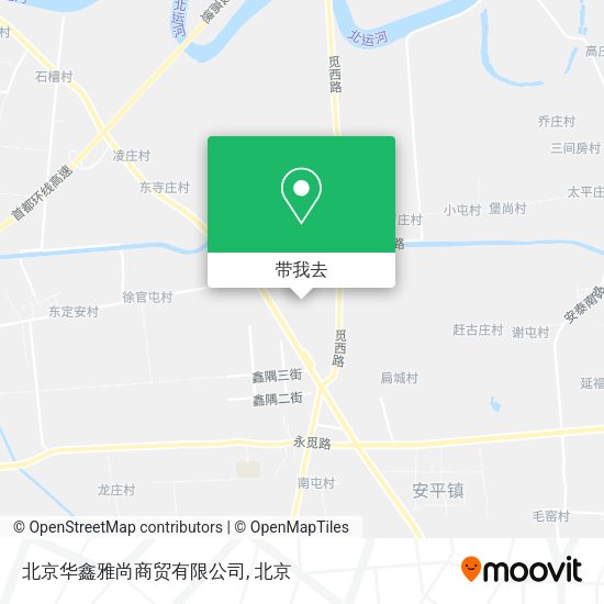 北京华鑫雅尚商贸有限公司地图