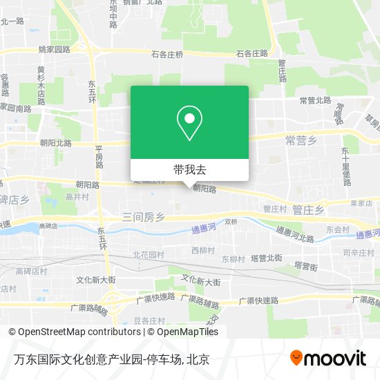 万东国际文化创意产业园-停车场地图