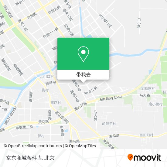 京东商城备件库地图