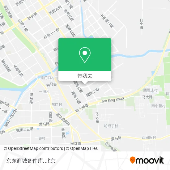 京东商城备件库地图