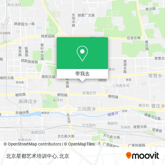 北京星都艺术培训中心地图