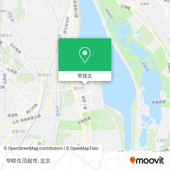 华联生活超市地图