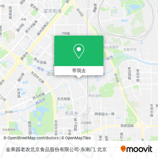金果园老农北京食品股份有限公司-东南门地图