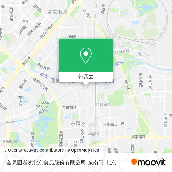 金果园老农北京食品股份有限公司-东南门地图