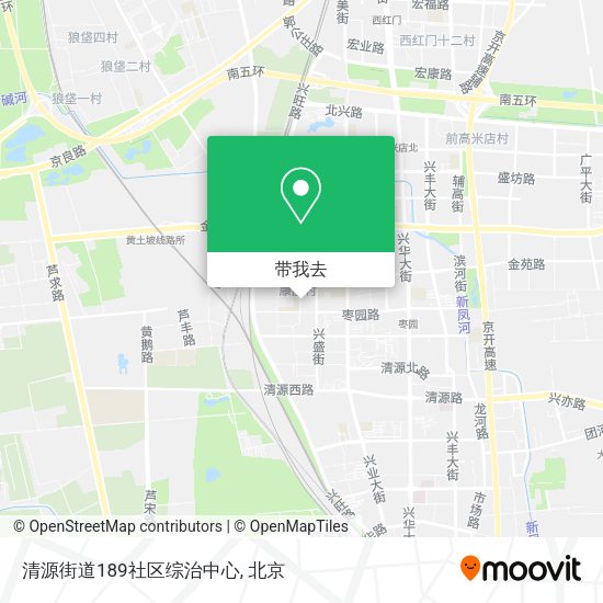 清源街道189社区综治中心地图