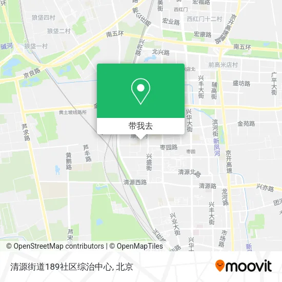 清源街道189社区综治中心地图